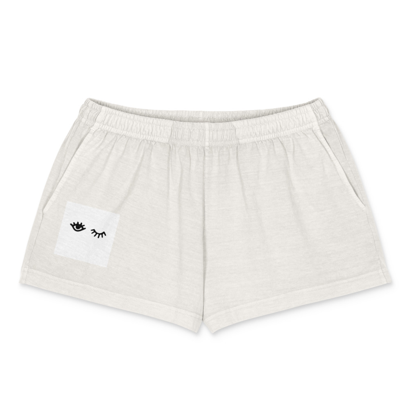 Women's garment-dyed shorts